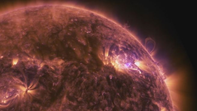 go to Verträumt stürmisch: NASA zeigt Sonnensturm